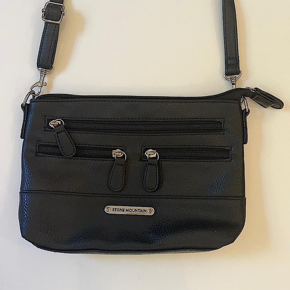 Black Leather Purse